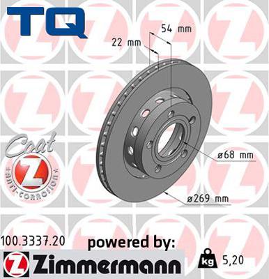 TQ 244627 - Тормозной диск autospares.lv