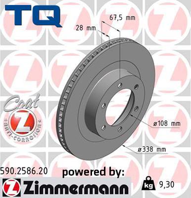 TQ 244675 - Тормозной диск autospares.lv