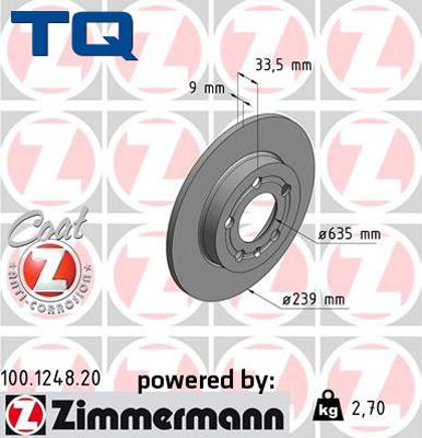 TQ 229451 - Тормозной диск autospares.lv