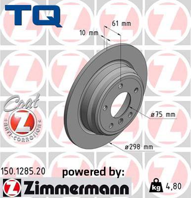 TQ 229458 - Тормозной диск autospares.lv