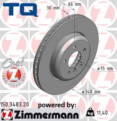 TQ 229466 - Тормозной диск autospares.lv