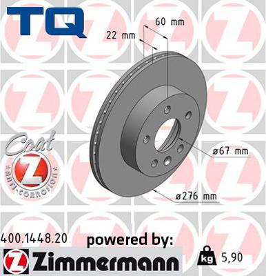 TQ 229485 - Тормозной диск autospares.lv