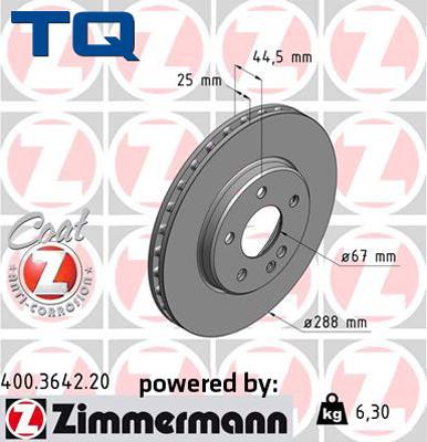 TQ 229488 - Тормозной диск autospares.lv