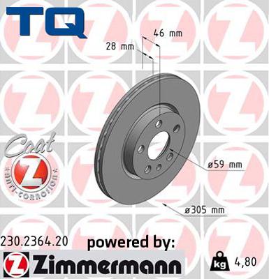 TQ 229475 - Тормозной диск autospares.lv