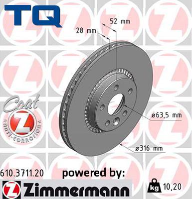 TQ 229506 - Тормозной диск autospares.lv