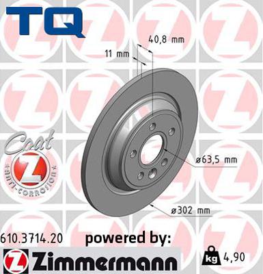 TQ 229507 - Тормозной диск autospares.lv