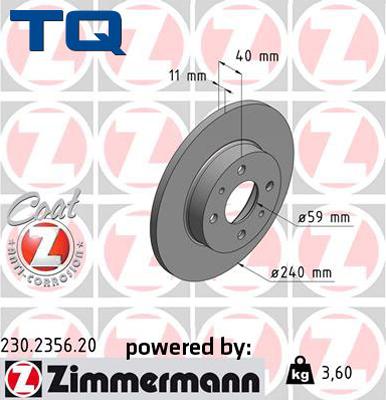 TQ 222655 - Тормозной диск autospares.lv