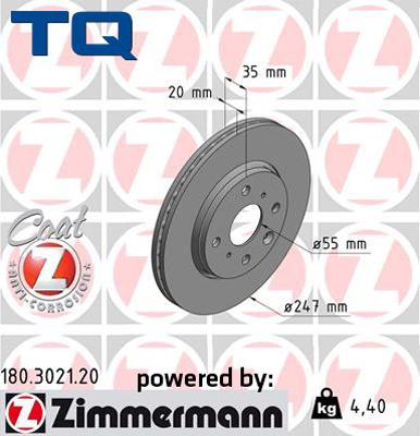 TQ 222619 - Тормозной диск autospares.lv