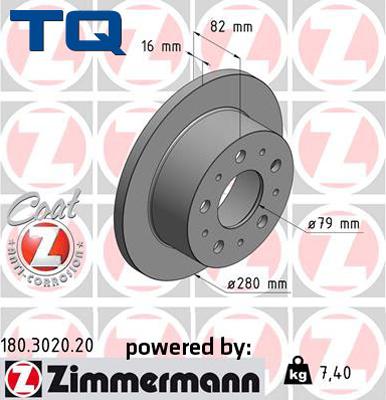 TQ 222618 - Тормозной диск autospares.lv