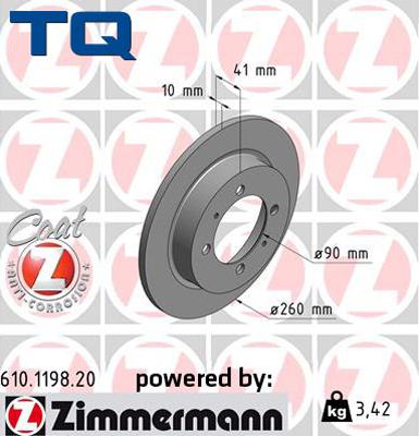 TQ 222799 - Тормозной диск autospares.lv