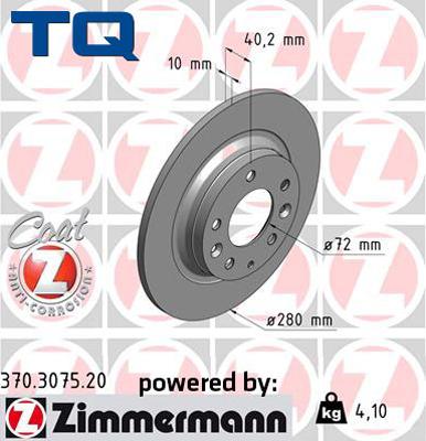 TQ 222747 - Тормозной диск autospares.lv