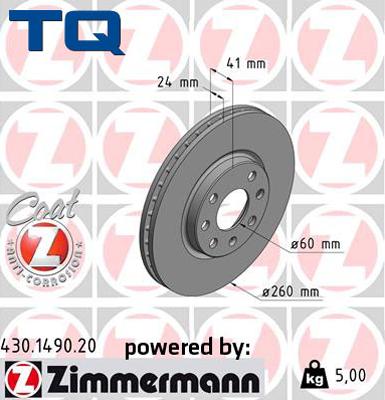 TQ 222765 - Тормозной диск autospares.lv