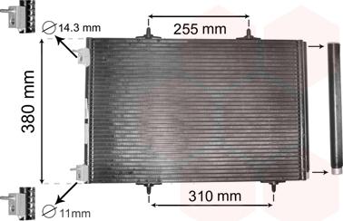 TQ TQ-40005291 - Конденсатор кондиционера autospares.lv