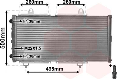 TQ TQ-40002033 - Радиатор, охлаждение двигателя autospares.lv