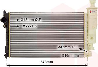 TQ TQ-40002125 - Радиатор, охлаждение двигателя autospares.lv