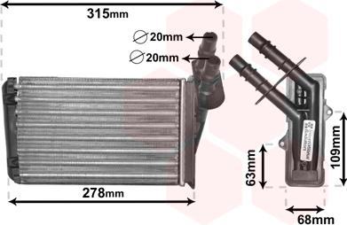 TQ TQ-43006228 - Теплообменник, отопление салона autospares.lv