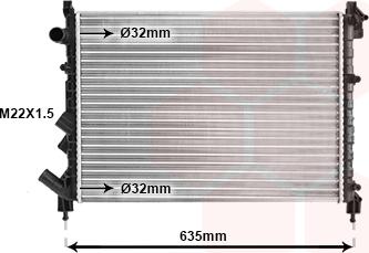 TQ TQ-43002164 - Радиатор, охлаждение двигателя autospares.lv