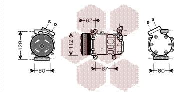 TQ TQ-4300K331 - Компрессор кондиционера autospares.lv