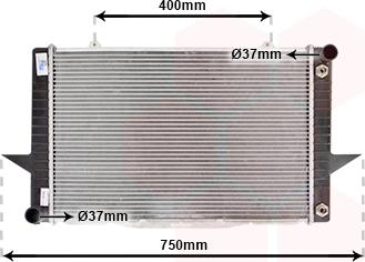 TQ TQ-59002092 - Радиатор, охлаждение двигателя autospares.lv