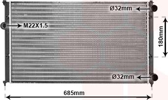 TQ TQ-58002116 - Радиатор, охлаждение двигателя autospares.lv