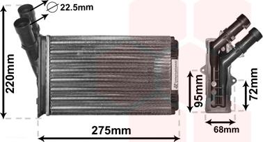 TQ TQ-09006055 - Теплообменник, отопление салона autospares.lv