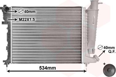 TQ TQ-09002059 - Радиатор, охлаждение двигателя autospares.lv