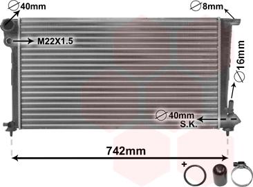 TQ TQ-09002159 - Радиатор, охлаждение двигателя autospares.lv