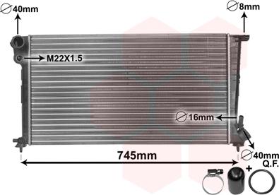 TQ TQ-09002153 - Радиатор, охлаждение двигателя autospares.lv