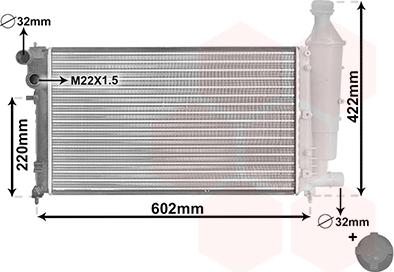 TQ TQ-09002116 - Радиатор, охлаждение двигателя autospares.lv