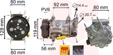 TQ TQ-0900K255 - Компрессор кондиционера autospares.lv