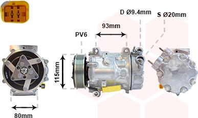 TQ TQ-0901K706 - Компрессор кондиционера autospares.lv