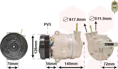 TQ TQ-0800K066 - Компрессор кондиционера autospares.lv