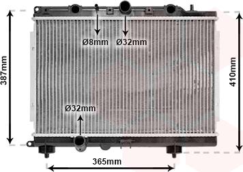 TQ TQ-02002154 - Радиатор, охлаждение двигателя autospares.lv