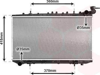 TQ TQ-13002094 - Радиатор, охлаждение двигателя autospares.lv