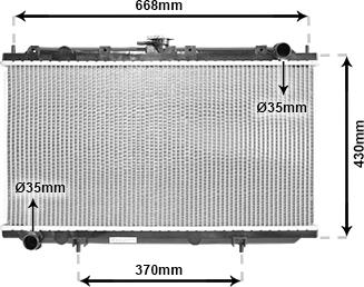 TQ TQ-13002179 - Радиатор, охлаждение двигателя autospares.lv