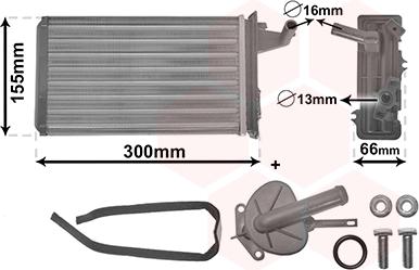 TQ TQ-17006106 - Теплообменник, отопление салона autospares.lv