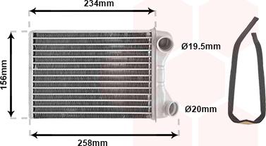 TQ TQ-17006242 - Теплообменник, отопление салона autospares.lv