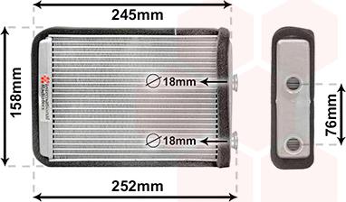 TQ TQ-17006220 - Теплообменник, отопление салона autospares.lv