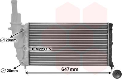 TQ TQ-17002140 - Радиатор, охлаждение двигателя autospares.lv