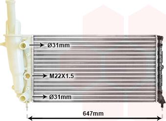 TQ TQ-17002141 - Радиатор, охлаждение двигателя autospares.lv