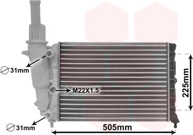 TQ TQ-17002138 - Радиатор, охлаждение двигателя autospares.lv