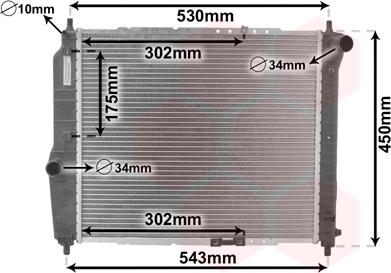 TQ TQ-81002066 - Радиатор, охлаждение двигателя autospares.lv