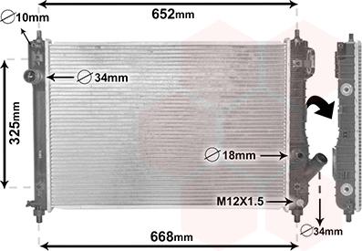 TQ TQ-81002087 - Радиатор, охлаждение двигателя autospares.lv