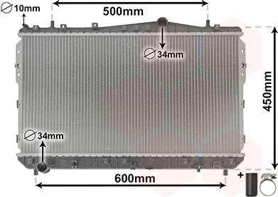 TQ TQ-81002073 - Радиатор, охлаждение двигателя autospares.lv