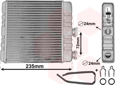 TQ TQ-37006321 - Теплообменник, отопление салона autospares.lv