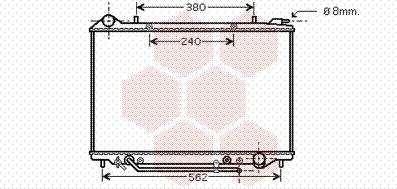 TQ TQ-37002405 - Радиатор, охлаждение двигателя autospares.lv