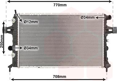 TQ TQ-37002329 - Радиатор, охлаждение двигателя autospares.lv