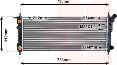 TQ TQ-37002264 - Радиатор, охлаждение двигателя autospares.lv