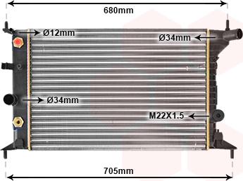 TQ TQ-37002219 - Радиатор, охлаждение двигателя autospares.lv