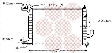 TQ TQ-37002221 - Радиатор, охлаждение двигателя autospares.lv